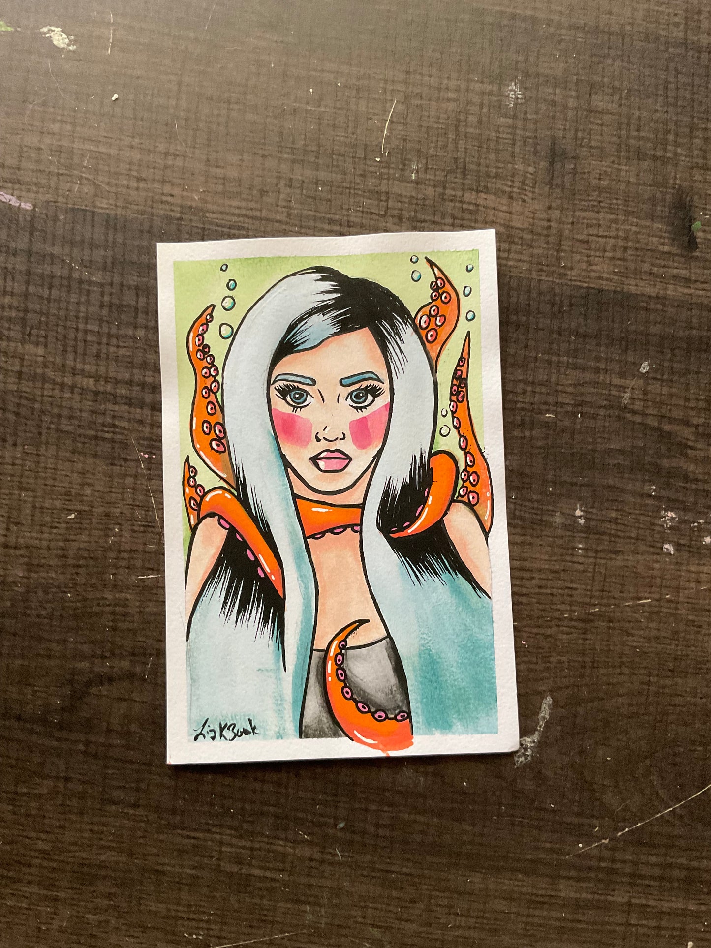 4x6 Mixed Media Paintings