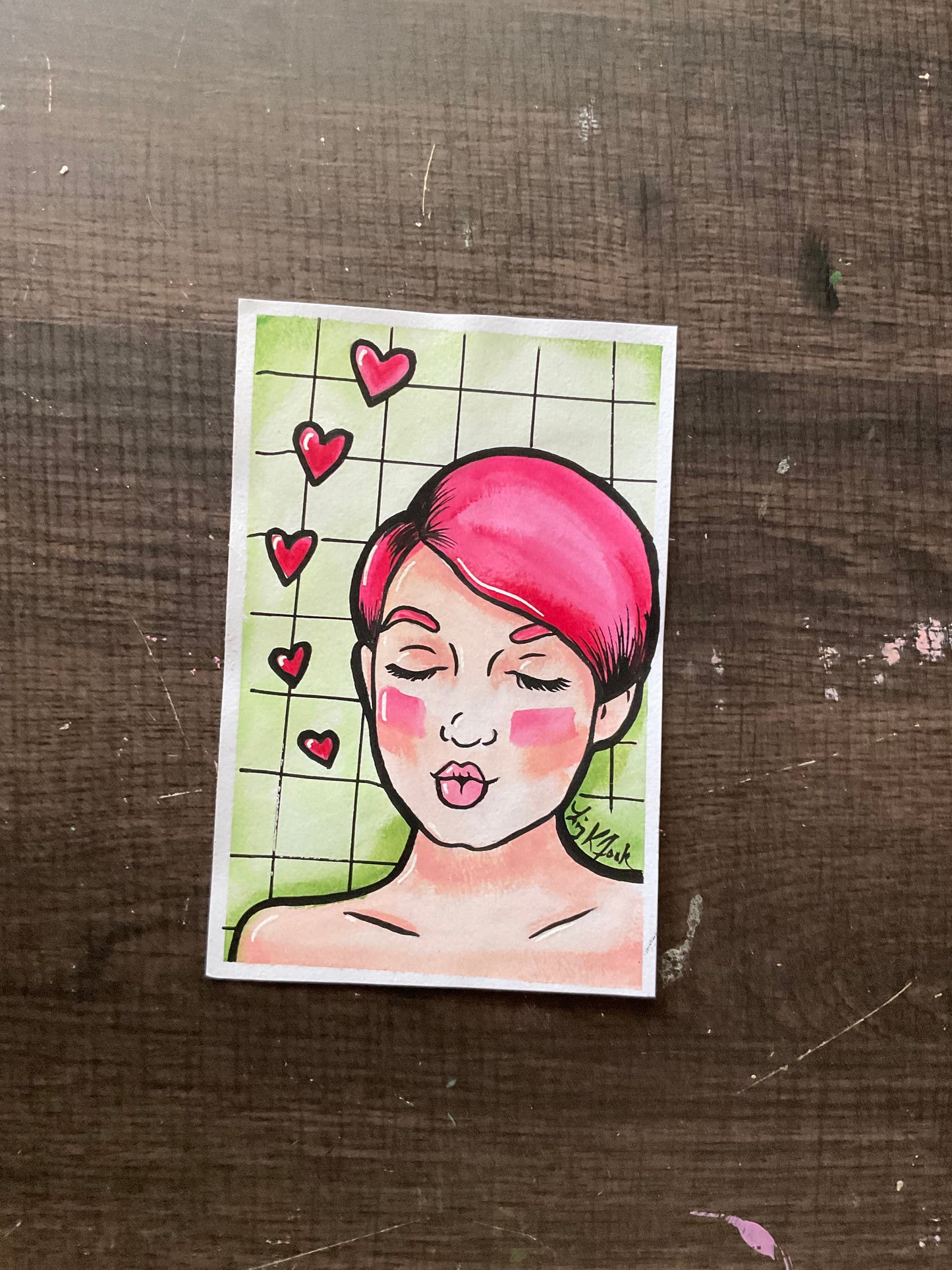 4x6 Mixed Media Paintings