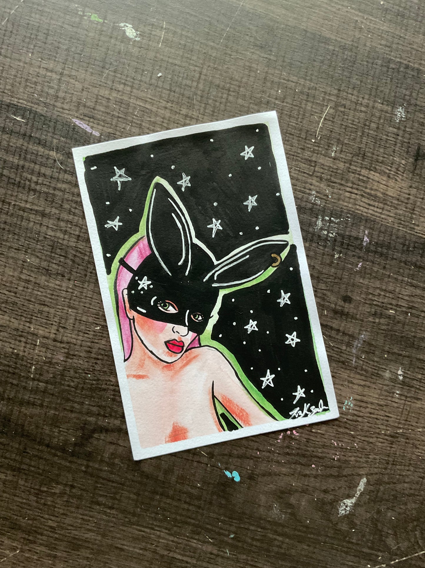 4x6 Mixed Media Paintings