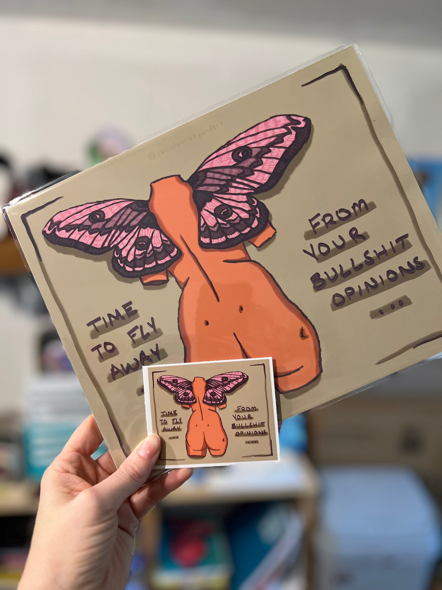 Fly Away - Sticker