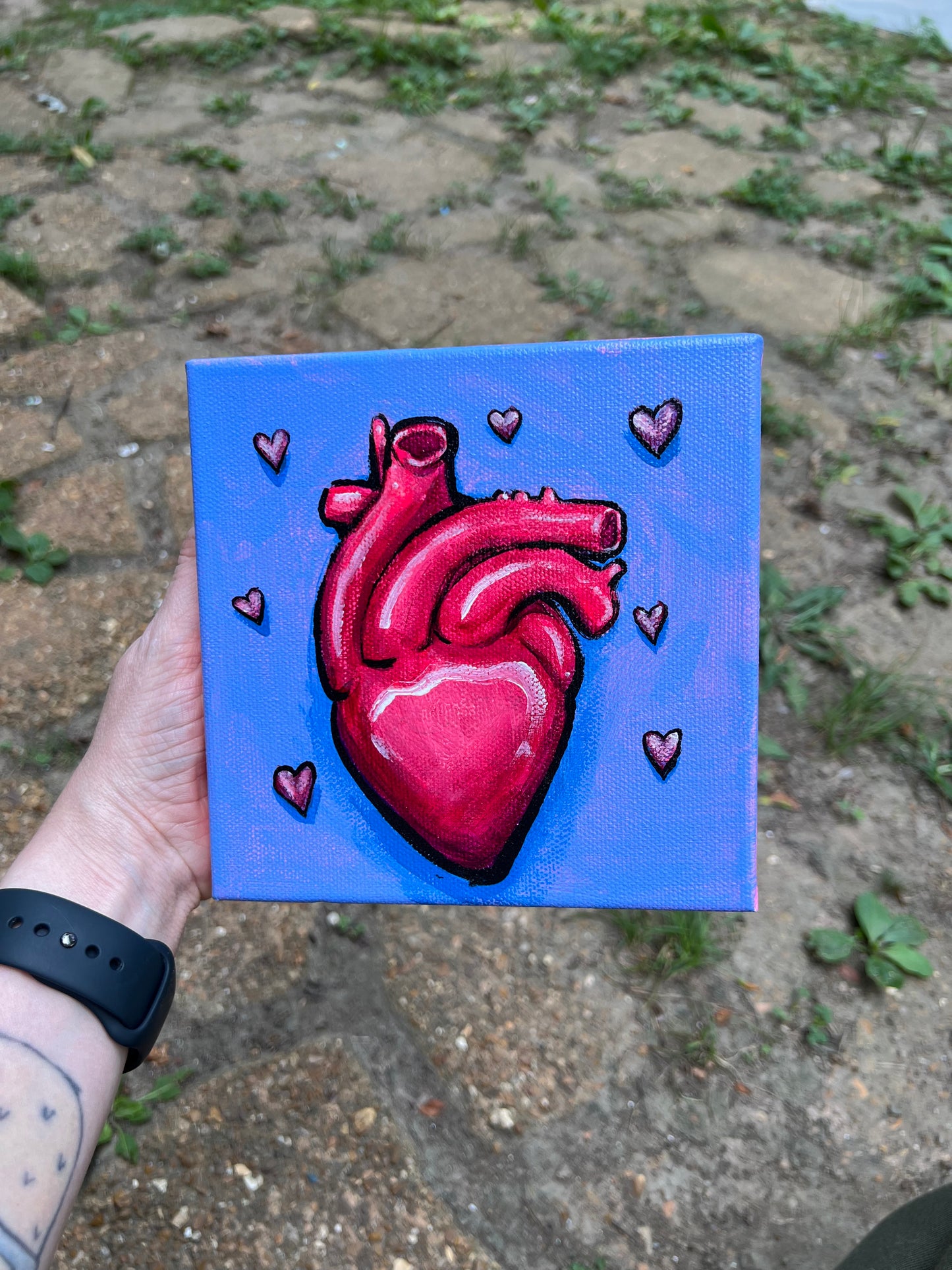 Human Heart Painting