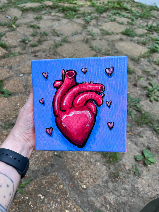 Human Heart Painting