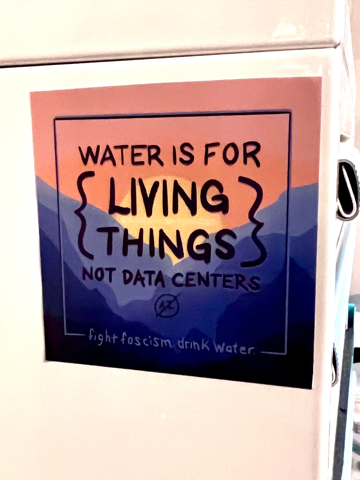 Water Is For Living Things - Sticker