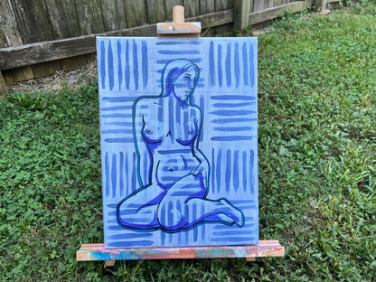 Nude in Blue