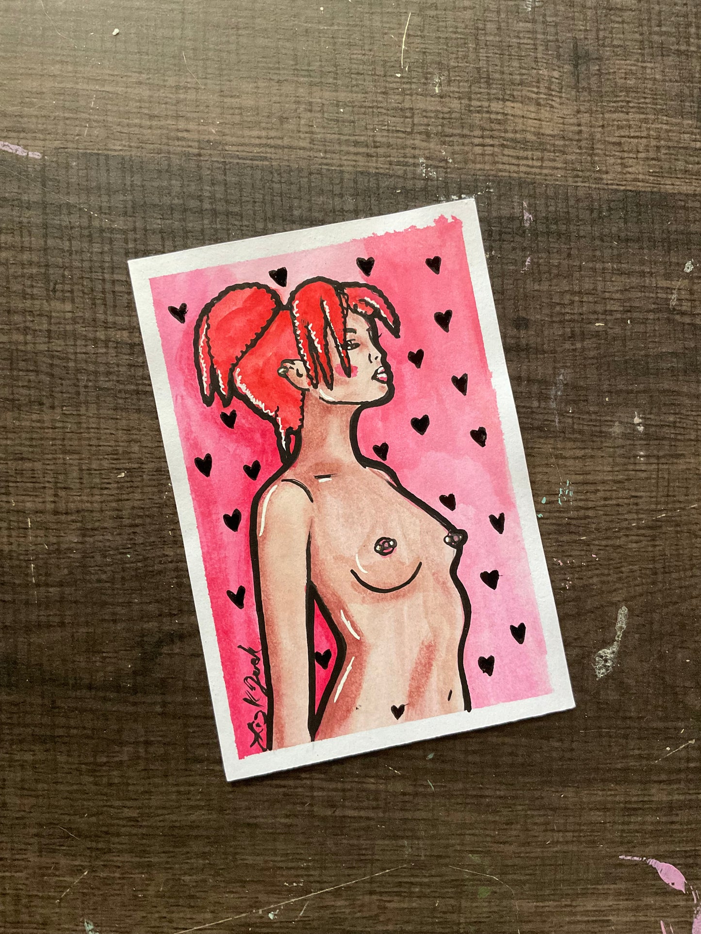 4x6 Mixed Media Paintings