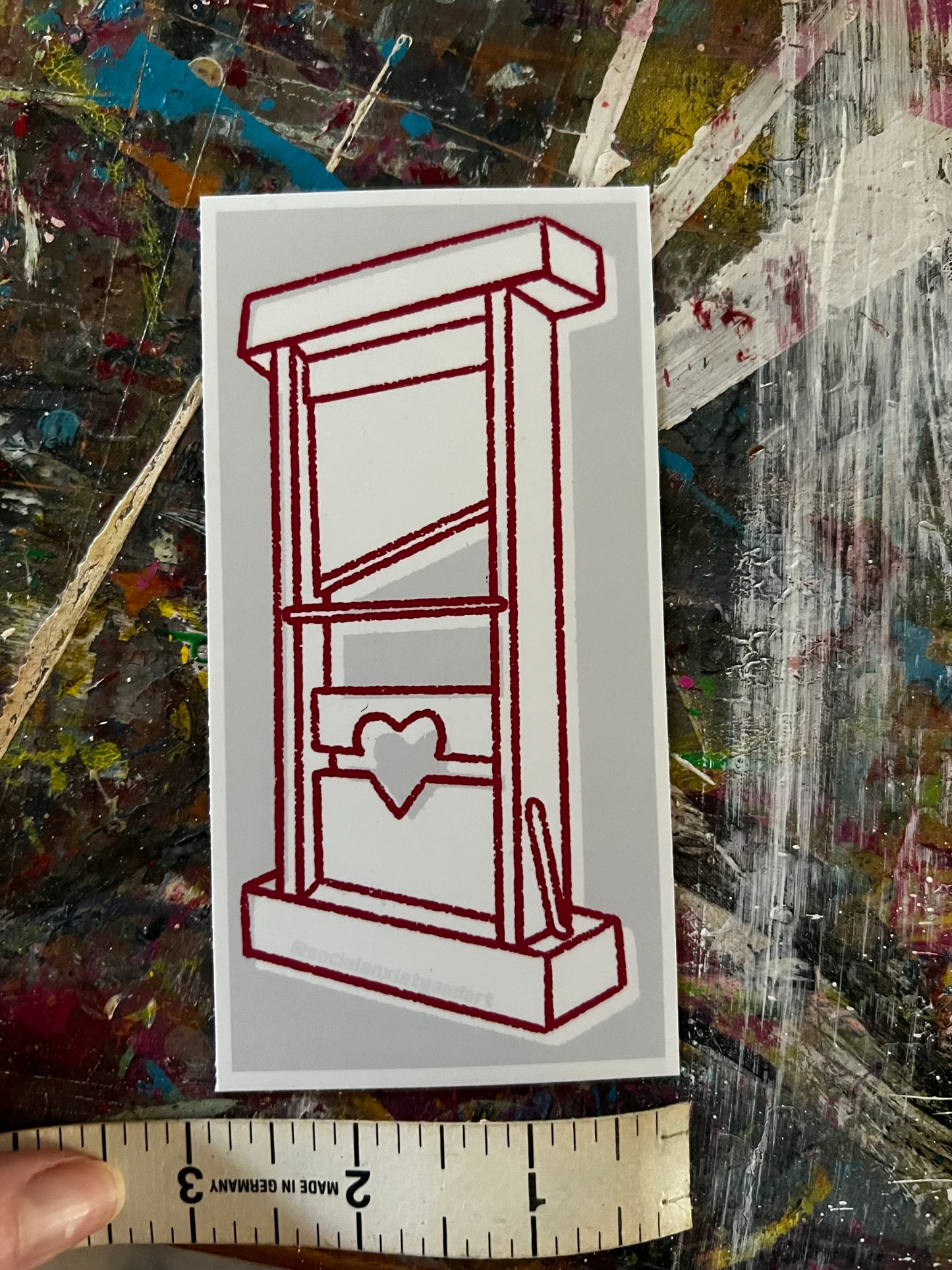 Guillotine Sticker