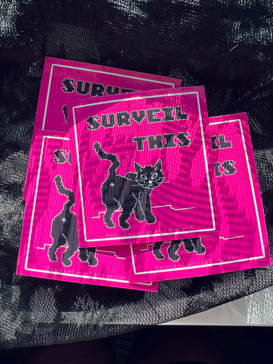Surveil This sticker