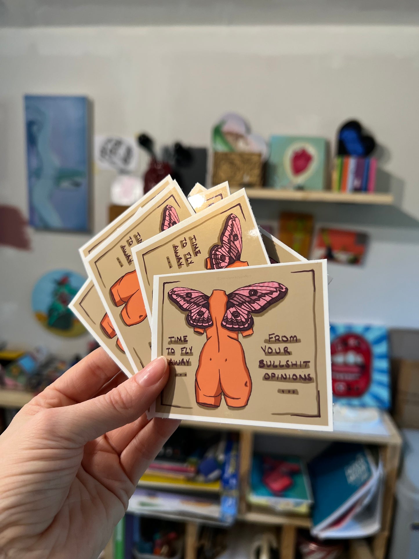 Fly Away - Sticker