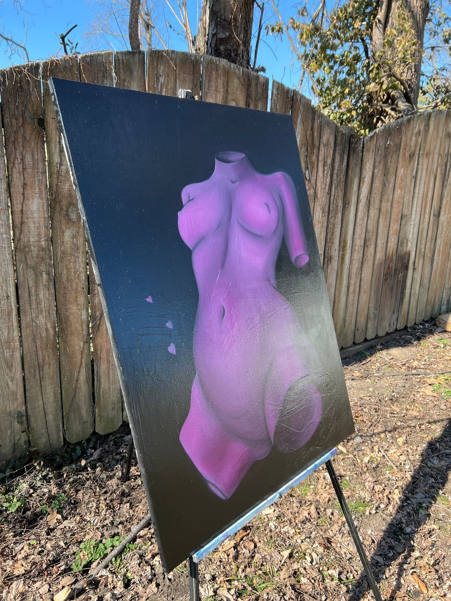 Pink Broken Statue