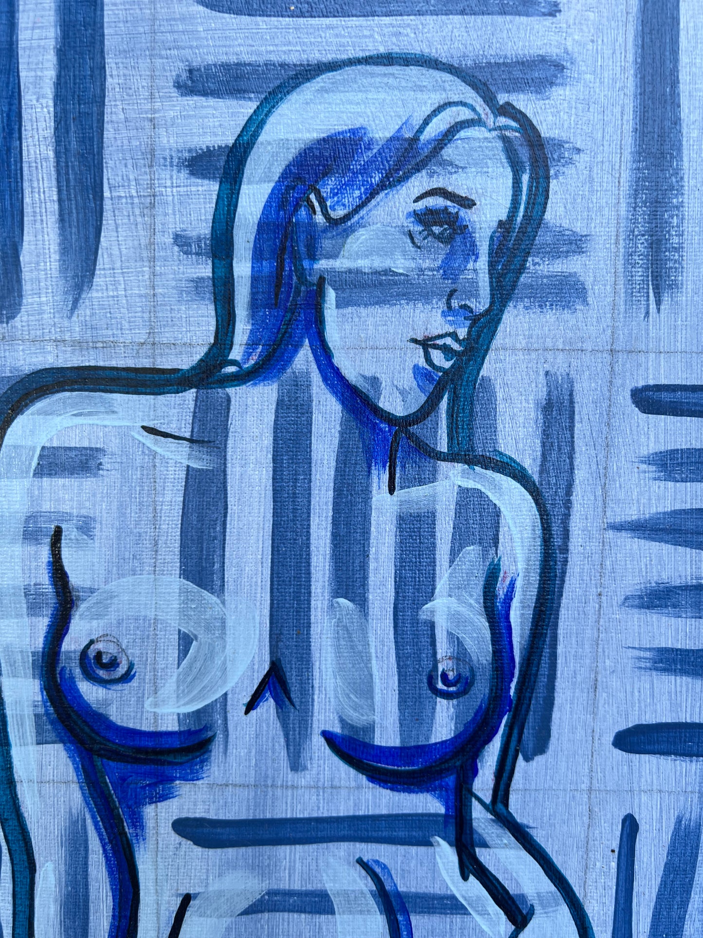 Nude in Blue