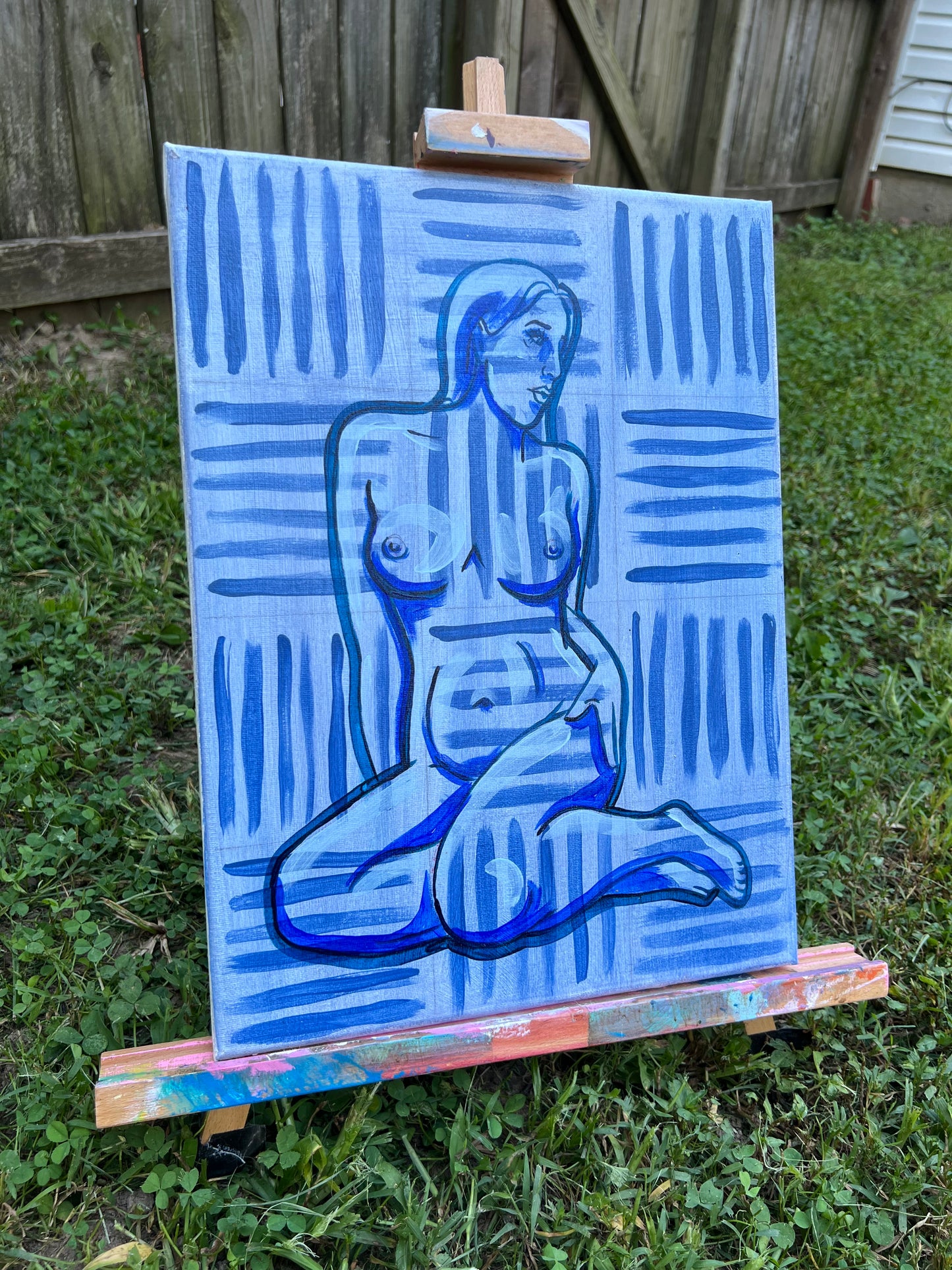 Nude in Blue