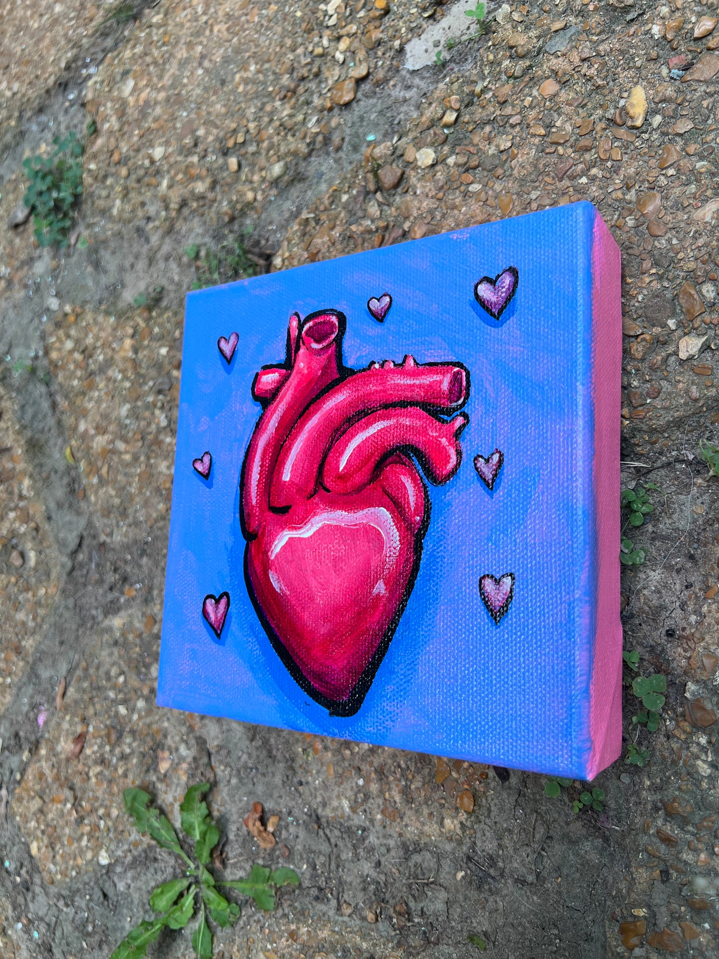 Human Heart Painting