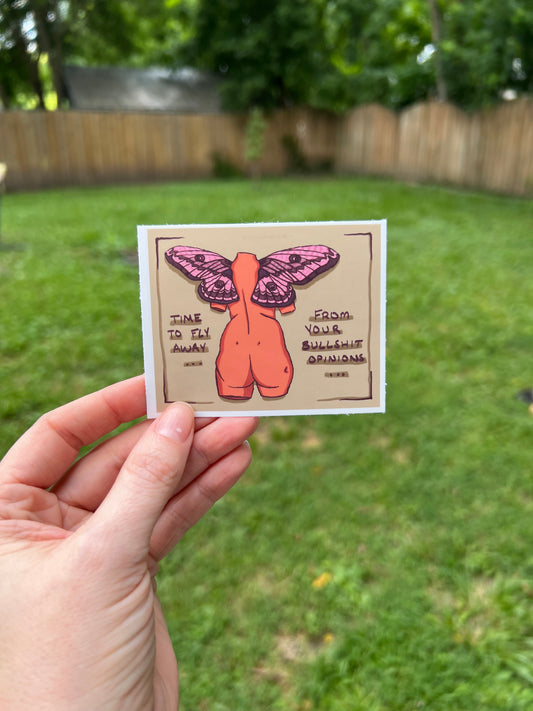 Fly Away - Sticker