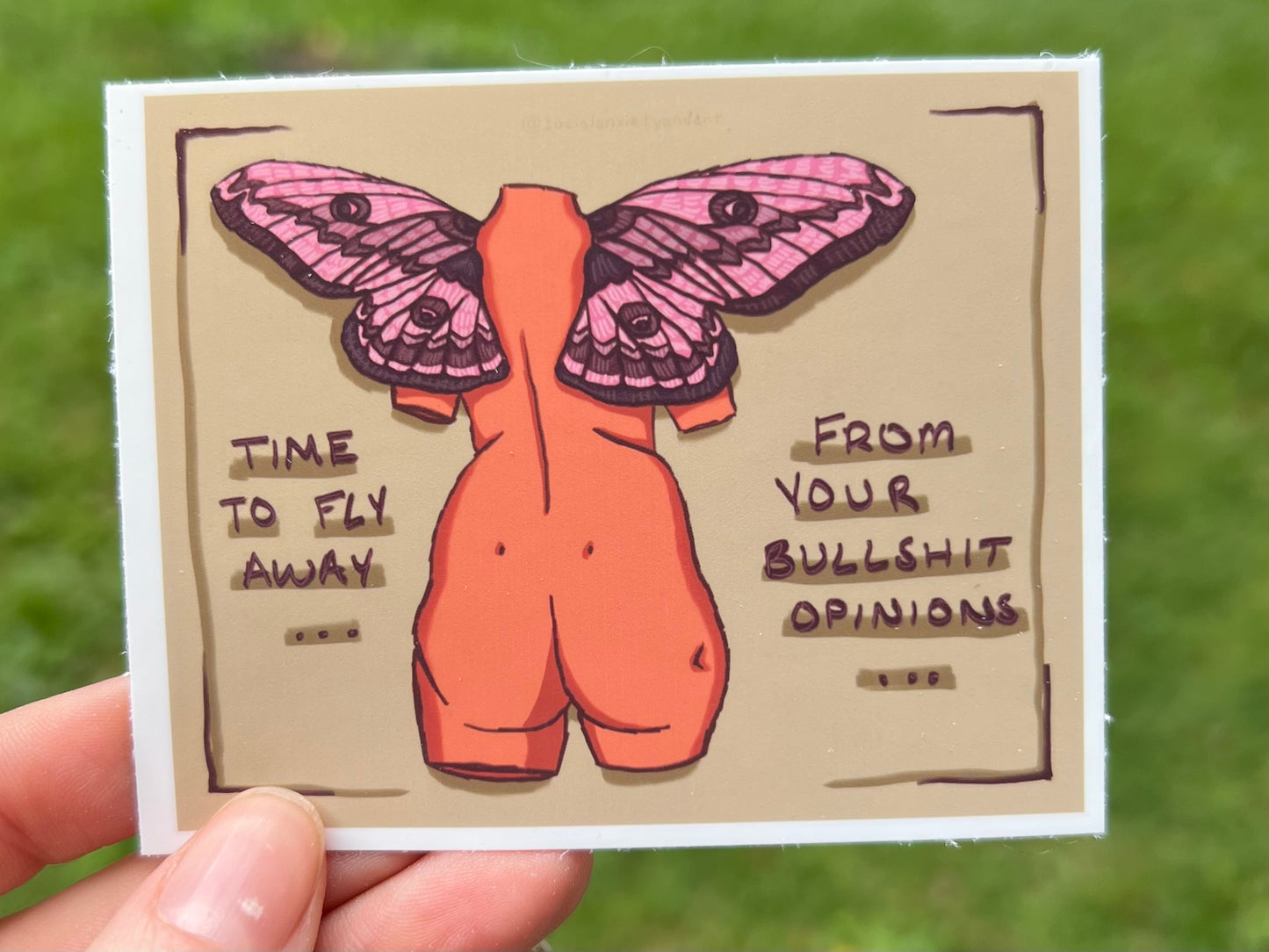 Fly Away - Sticker