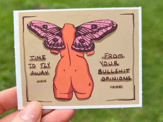 Fly Away - Sticker