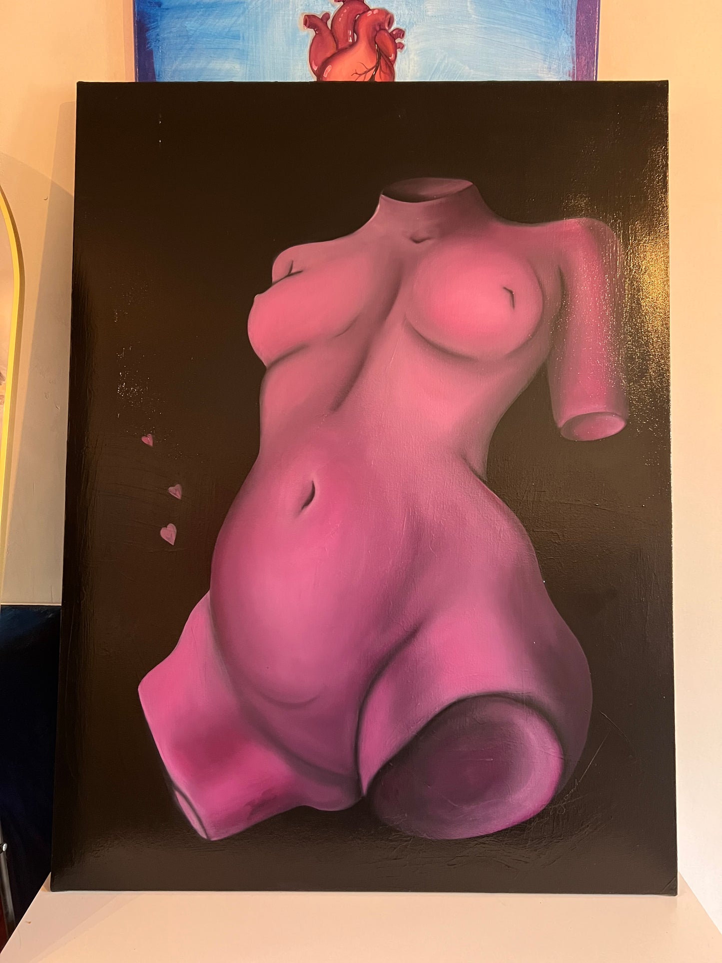 Pink Broken Statue