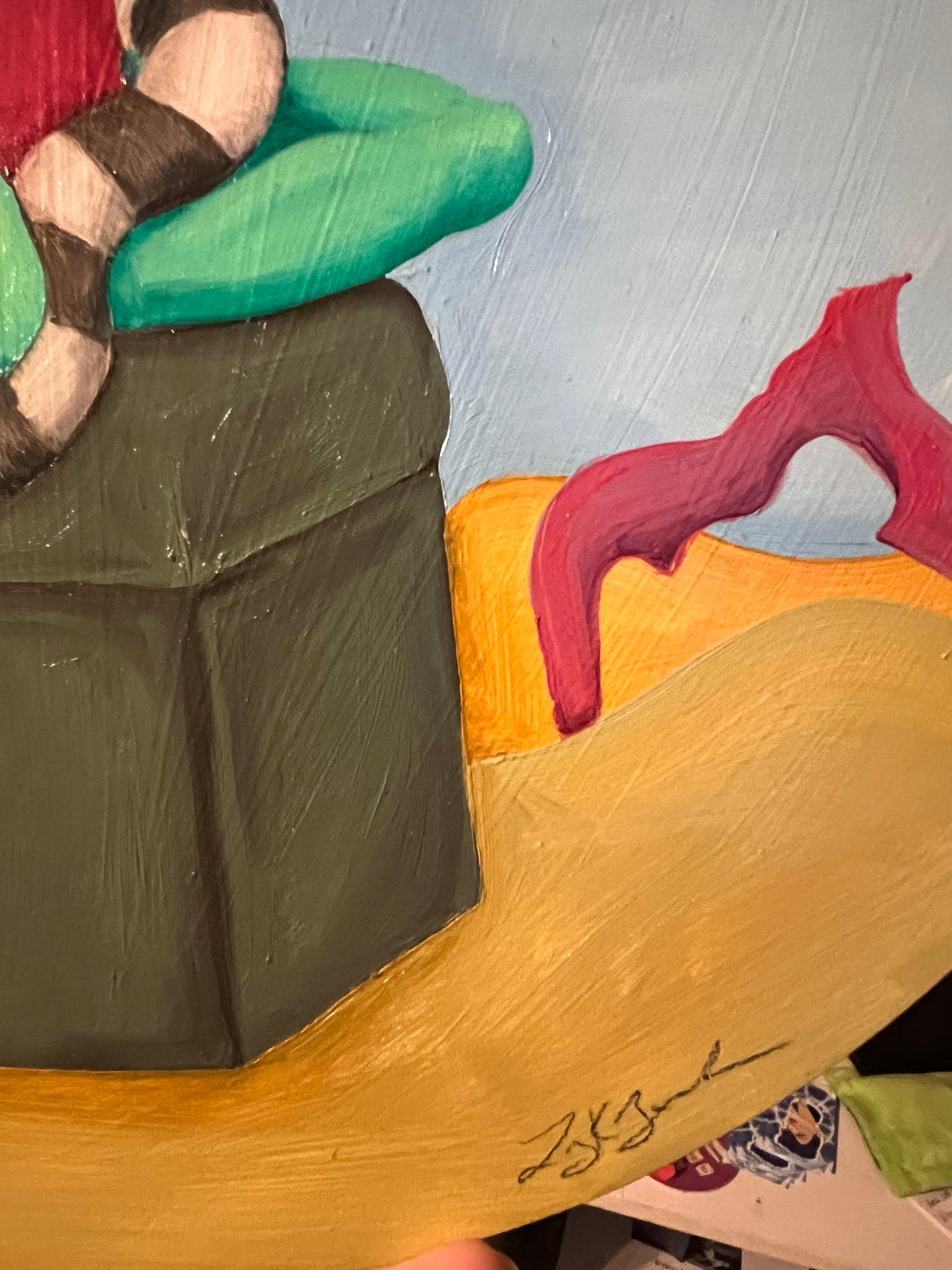 Miss Argentina Oil Painting