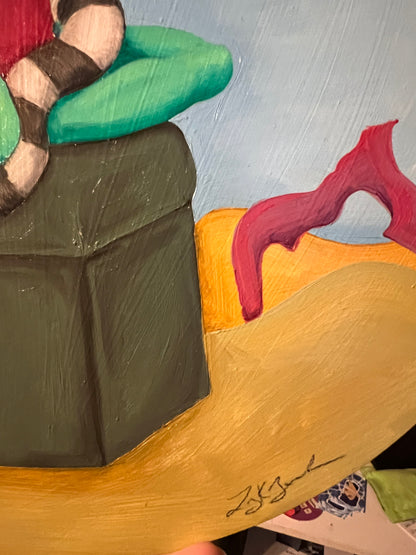 Miss Argentina Oil Painting