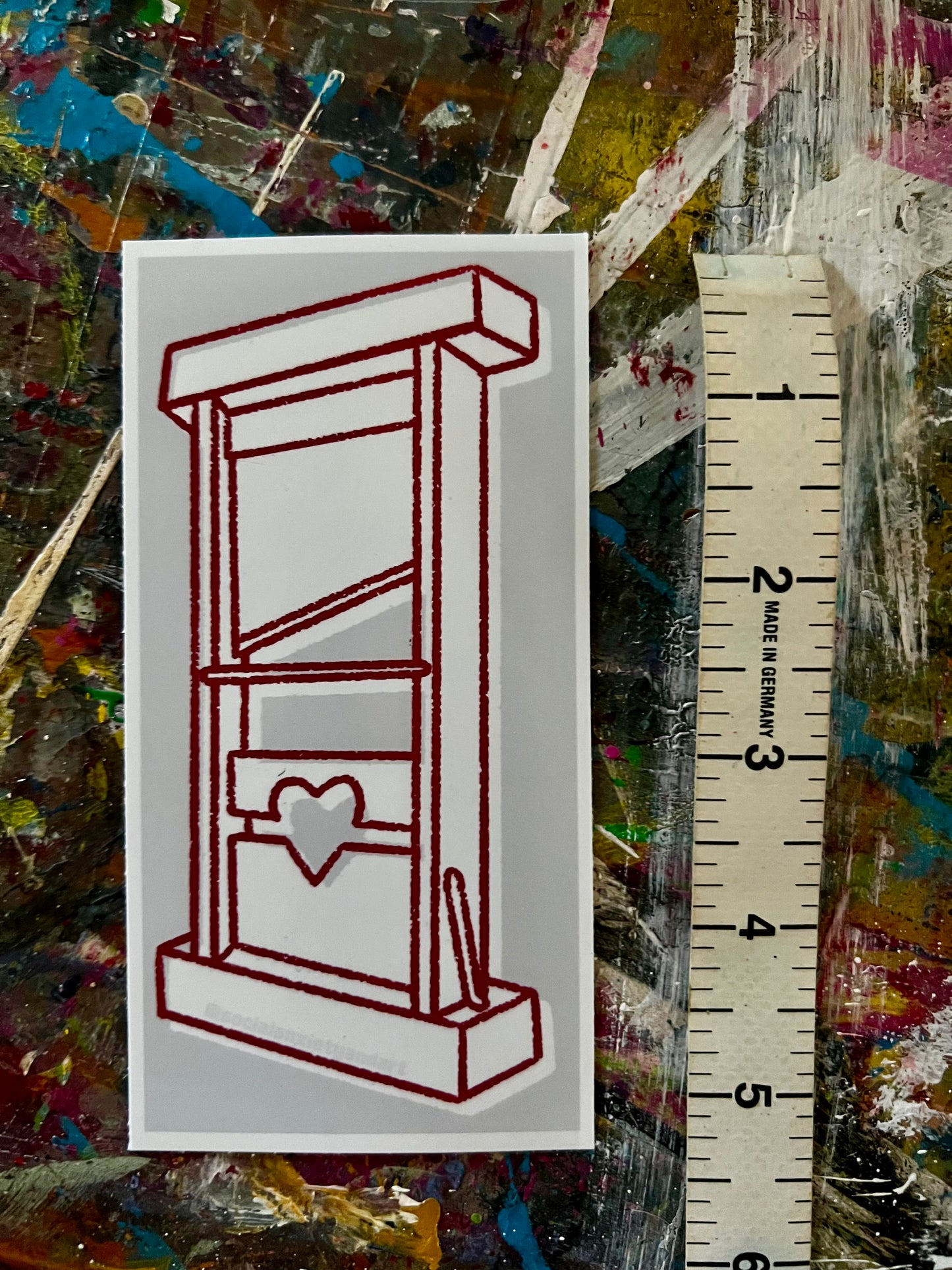 Guillotine Sticker