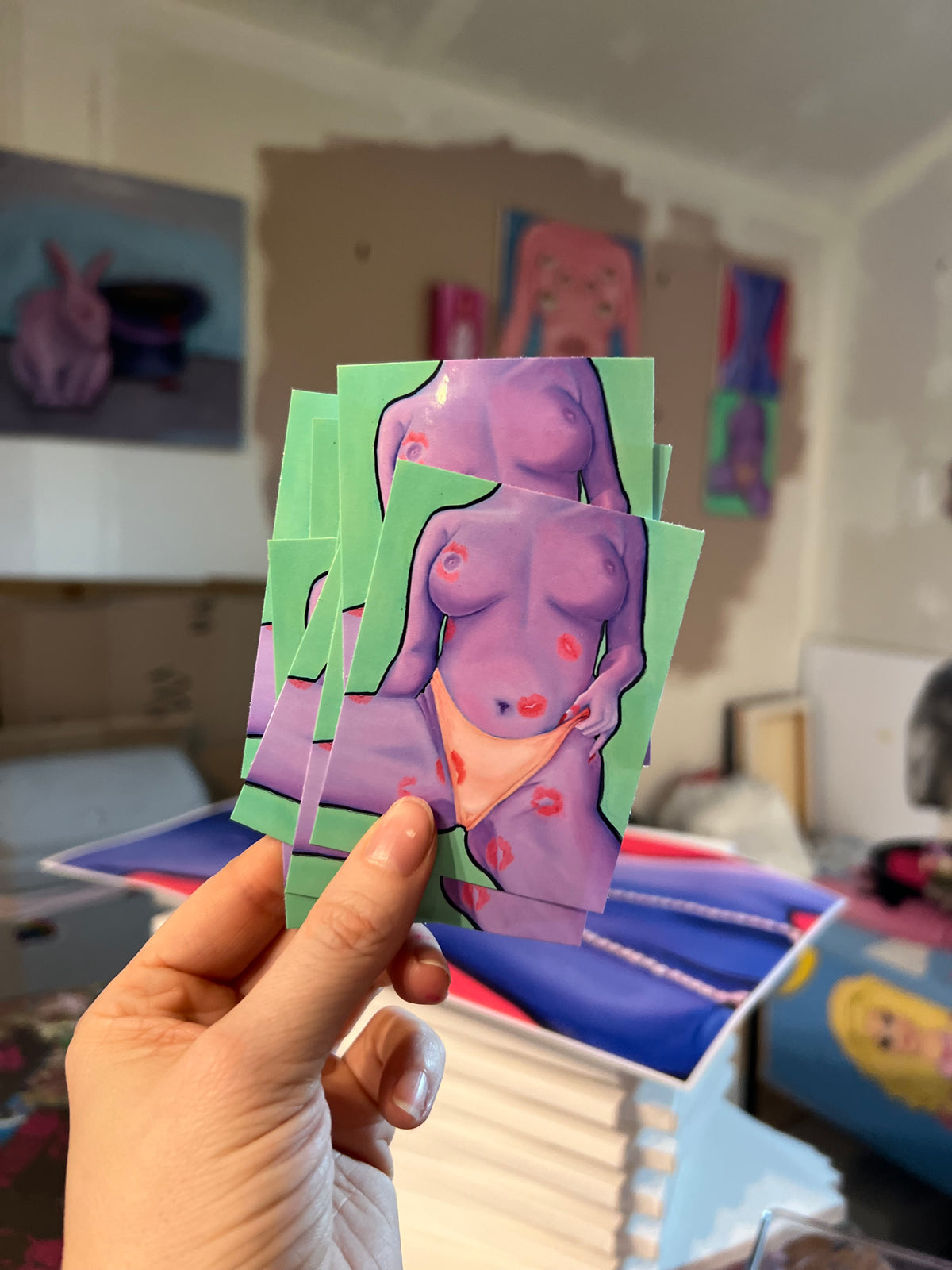 Kisses and Pearls Sticker Set