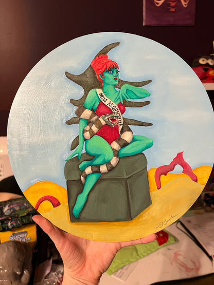 Miss Argentina Oil Painting