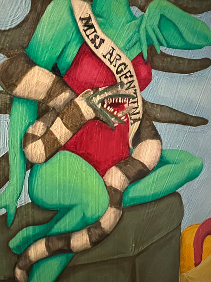 Miss Argentina Oil Painting