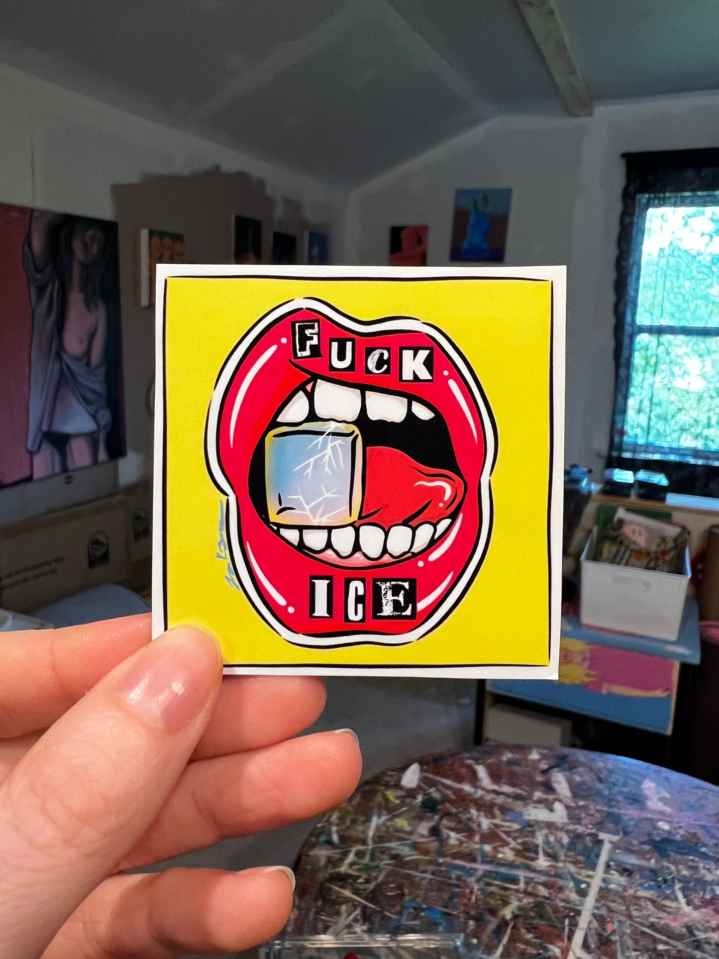 Fuck I.C.E. Sticker