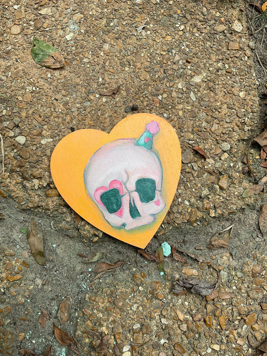 Heart Clown Skull