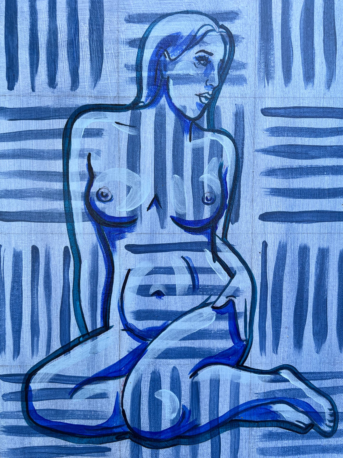 Nude in Blue