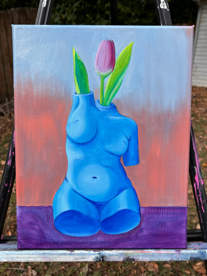 Tulip In Bloom