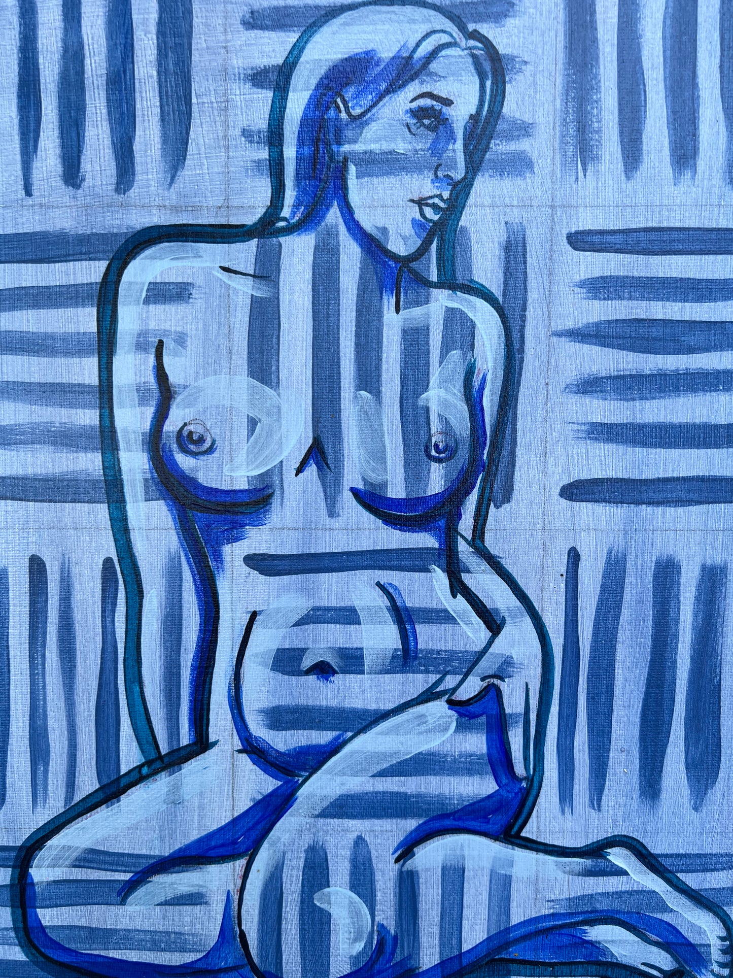 Nude in Blue