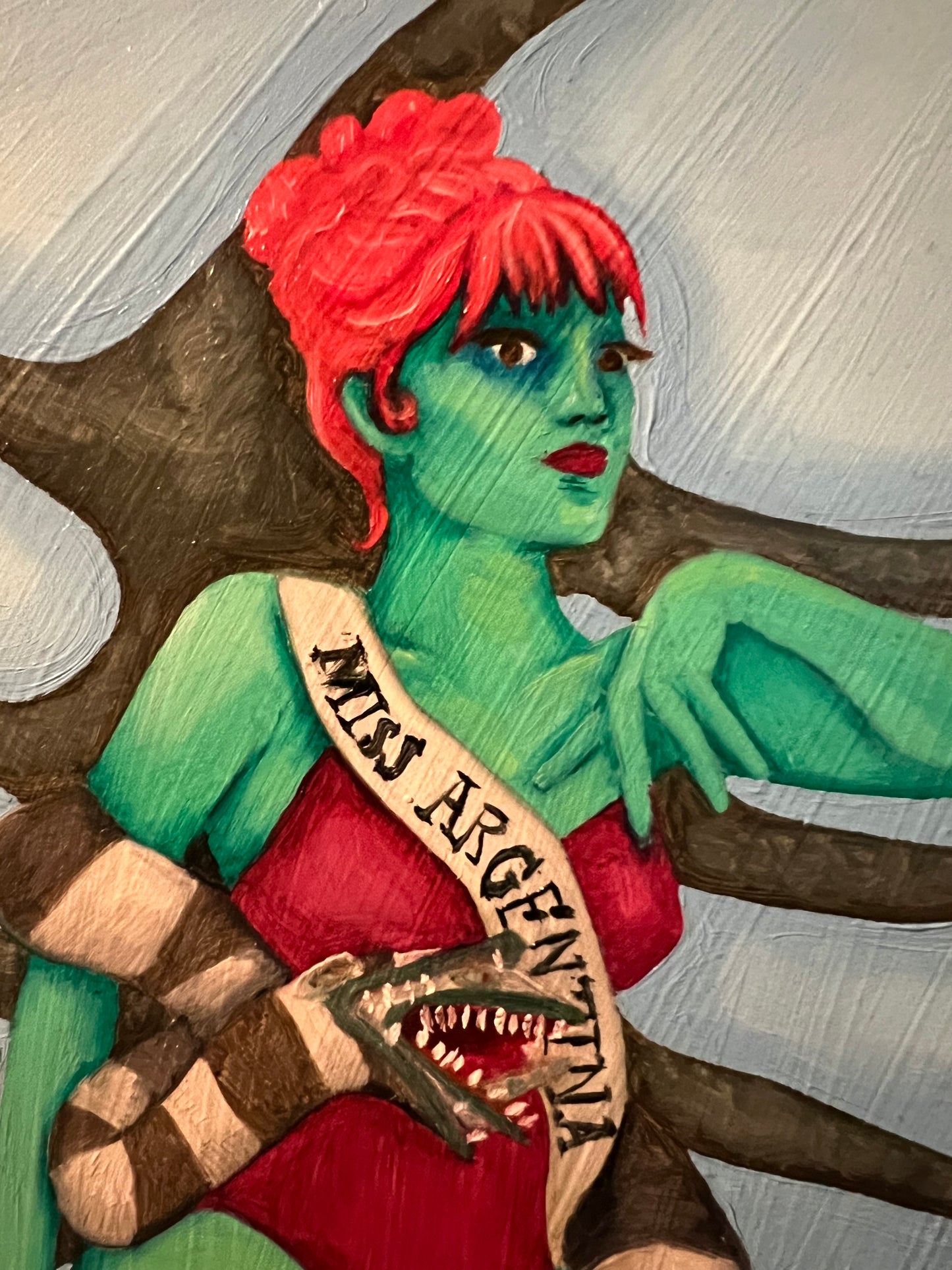 Miss Argentina Oil Painting