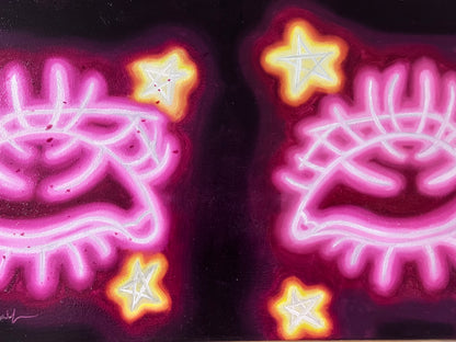 Neon Eye Roll