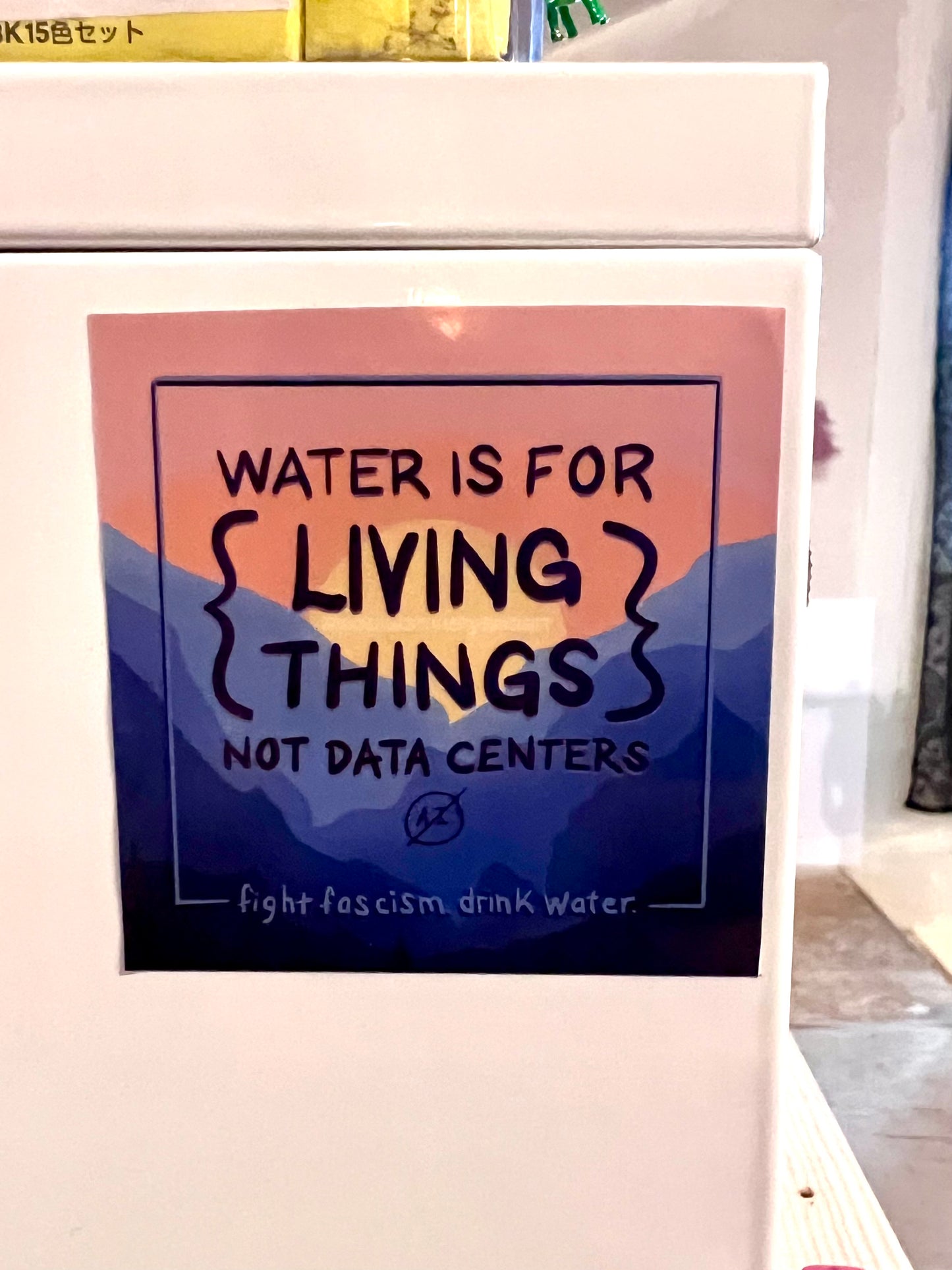 Water Is For Living Things - Sticker
