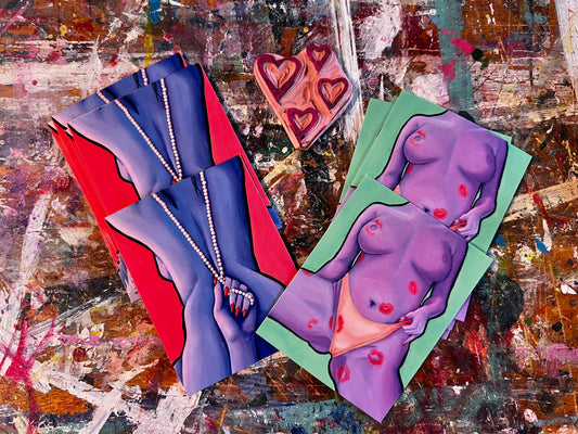 Kisses and Pearls Sticker Set