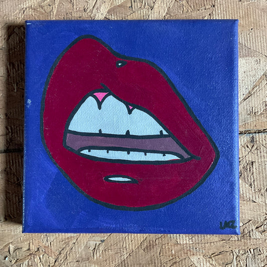 Pop art lips