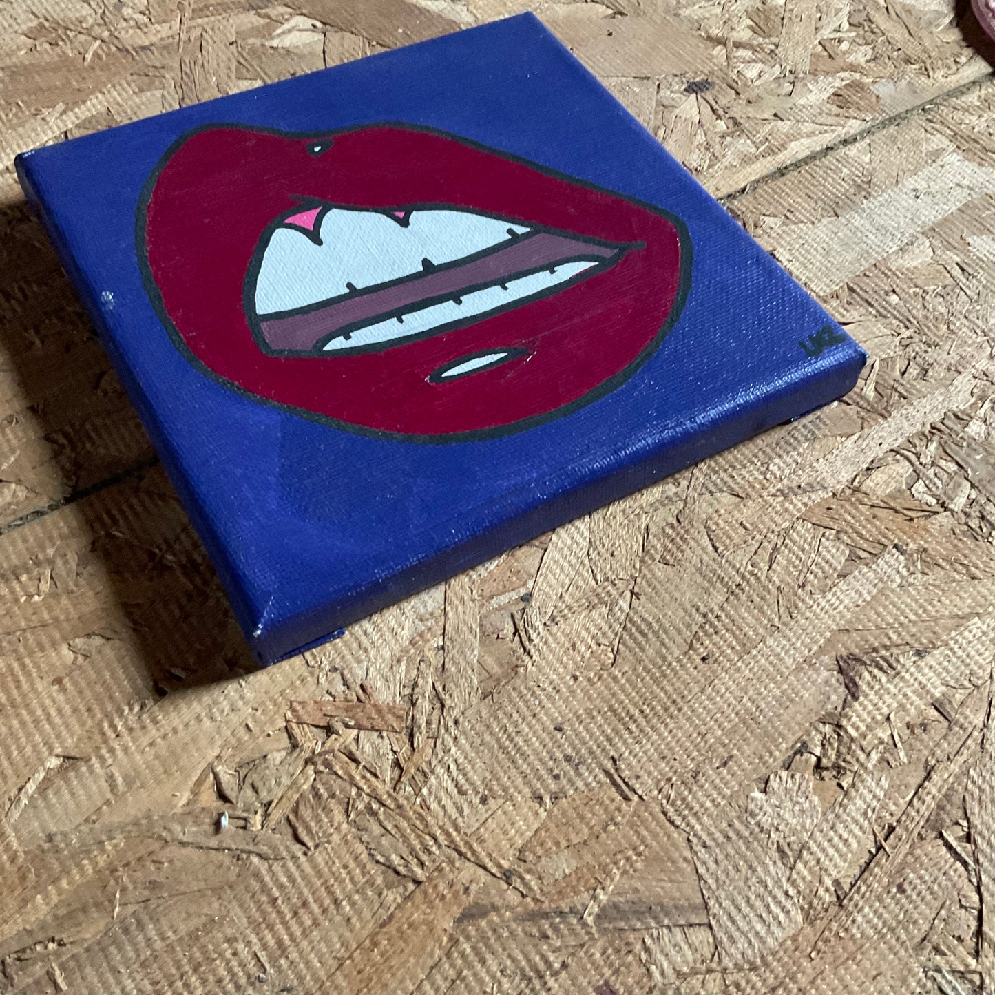 Pop art lips