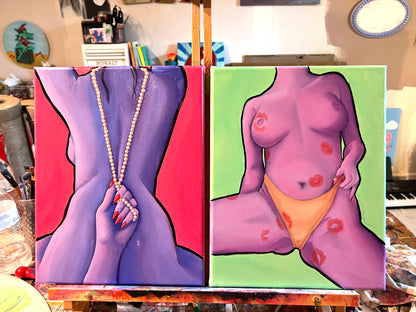 Kisses Painting