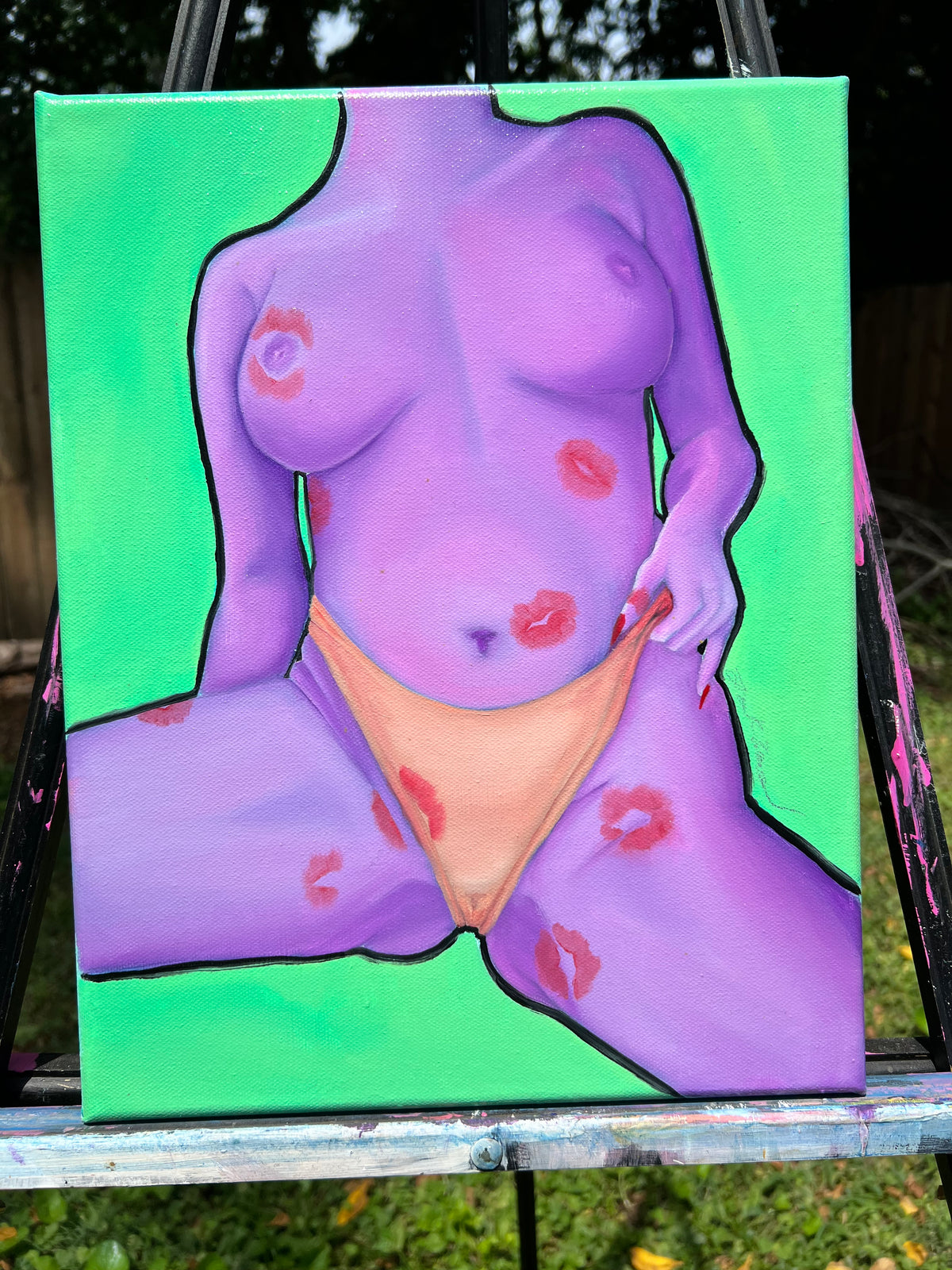 Kisses Painting
