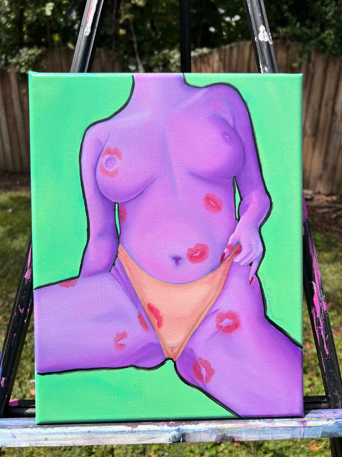 Kisses Painting