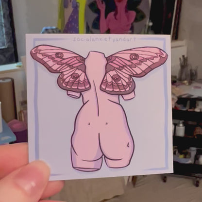 Flying Away - Sticker (soft version)