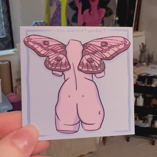 Flying Away - Sticker (soft version)